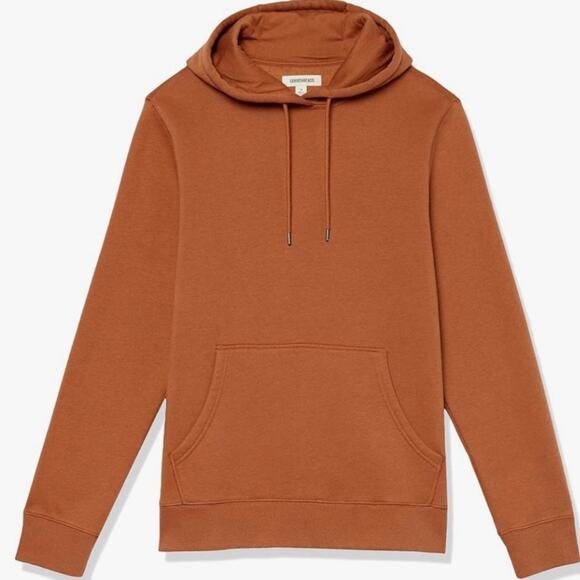 Goodthreads Tops - Goodthreads Brown Sweatshirt with Adjustable Hood and Ribbed Cuffs